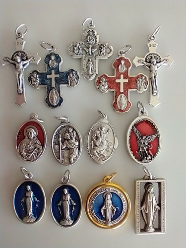 Catholic lot religious medals - catholic,
