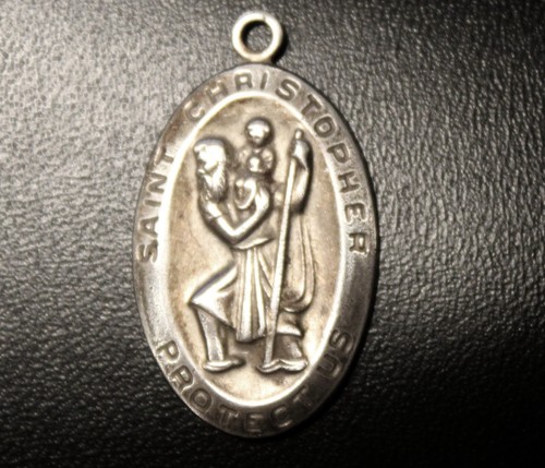 Old antique saint christopher - old,