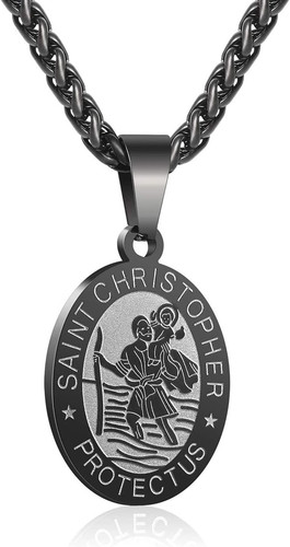 Saint christopher medal - saint,