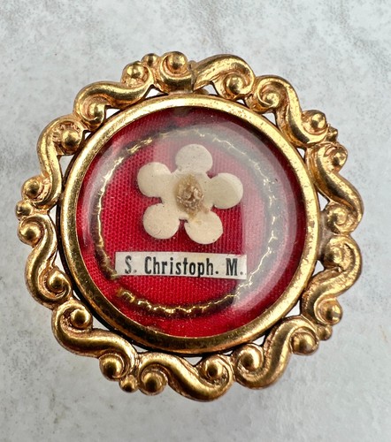 Christopher relic reliquary - relic,